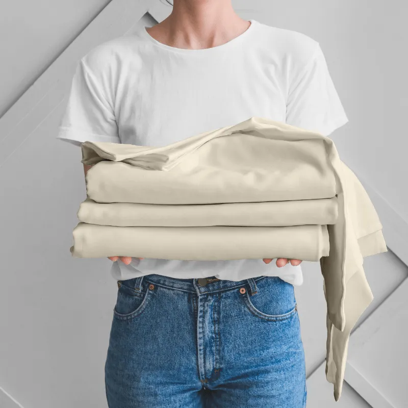 100% Long Staple Cotton Sheet Set | Durable & Buttery Soft