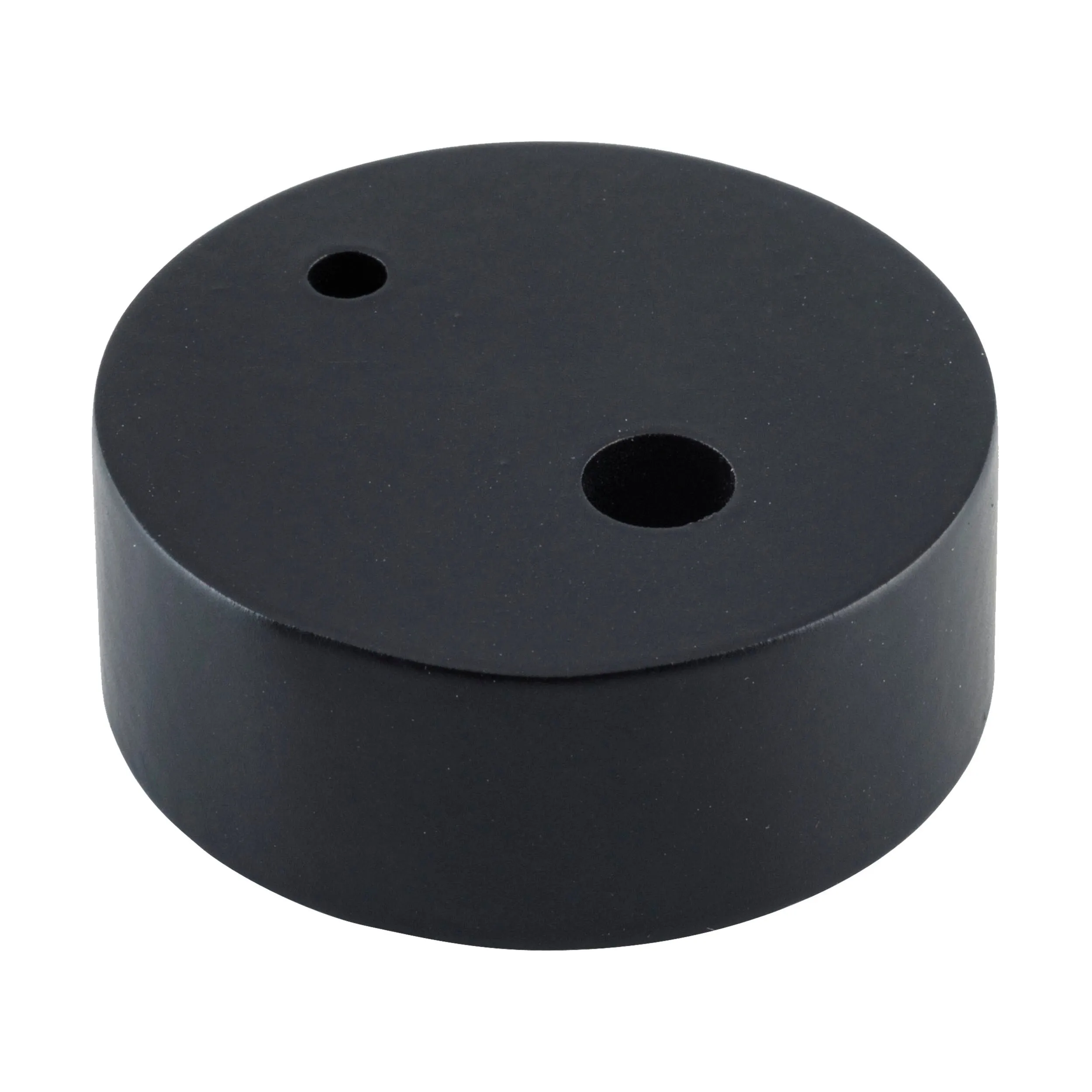 9846 Door Stop Spacer Oval Matte Black H15xD40mm
