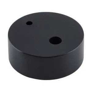 9846 Door Stop Spacer Oval Matte Black H15xD40mm