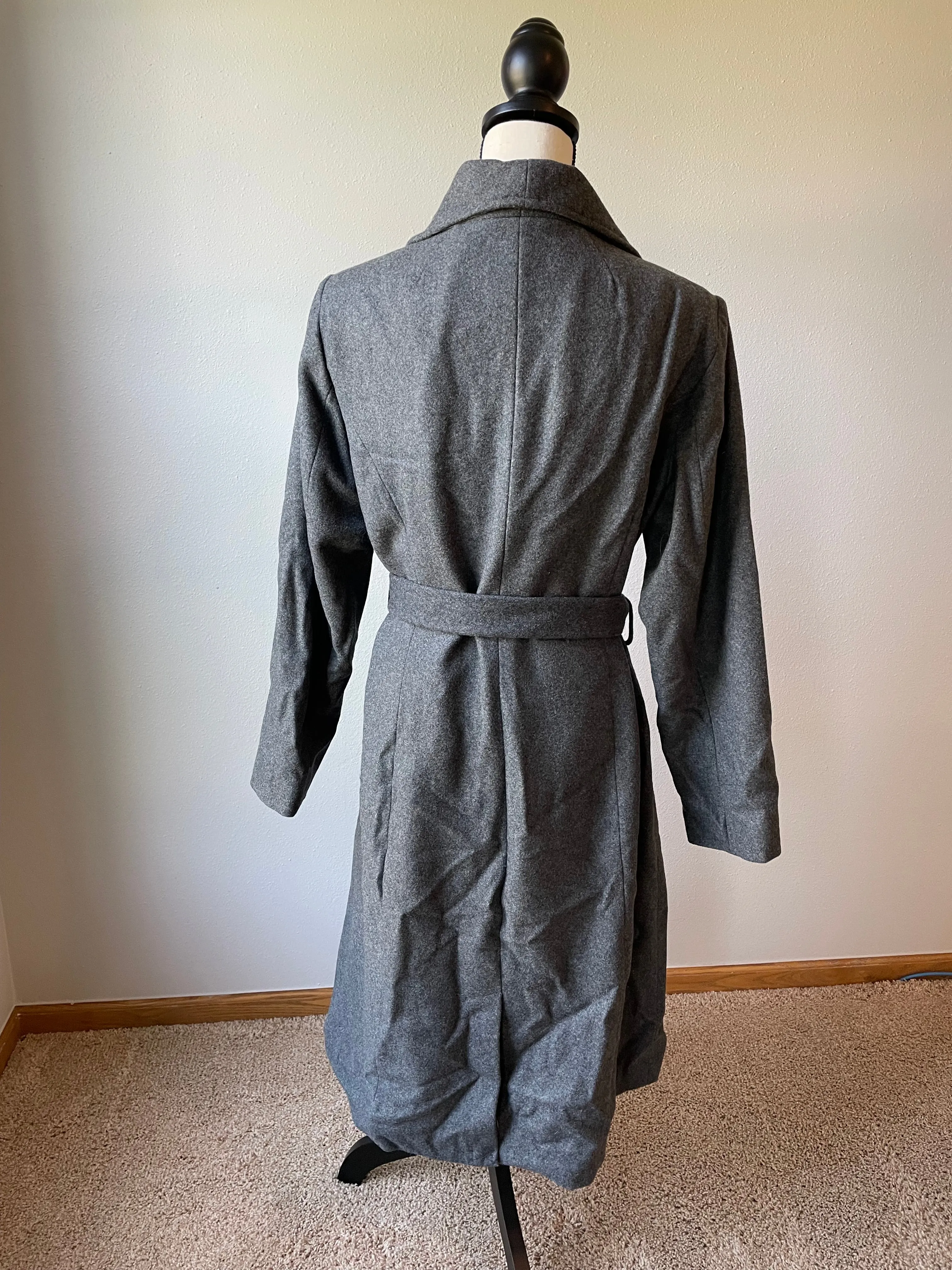 Ava & Viv Wool Trench Coat (XL)