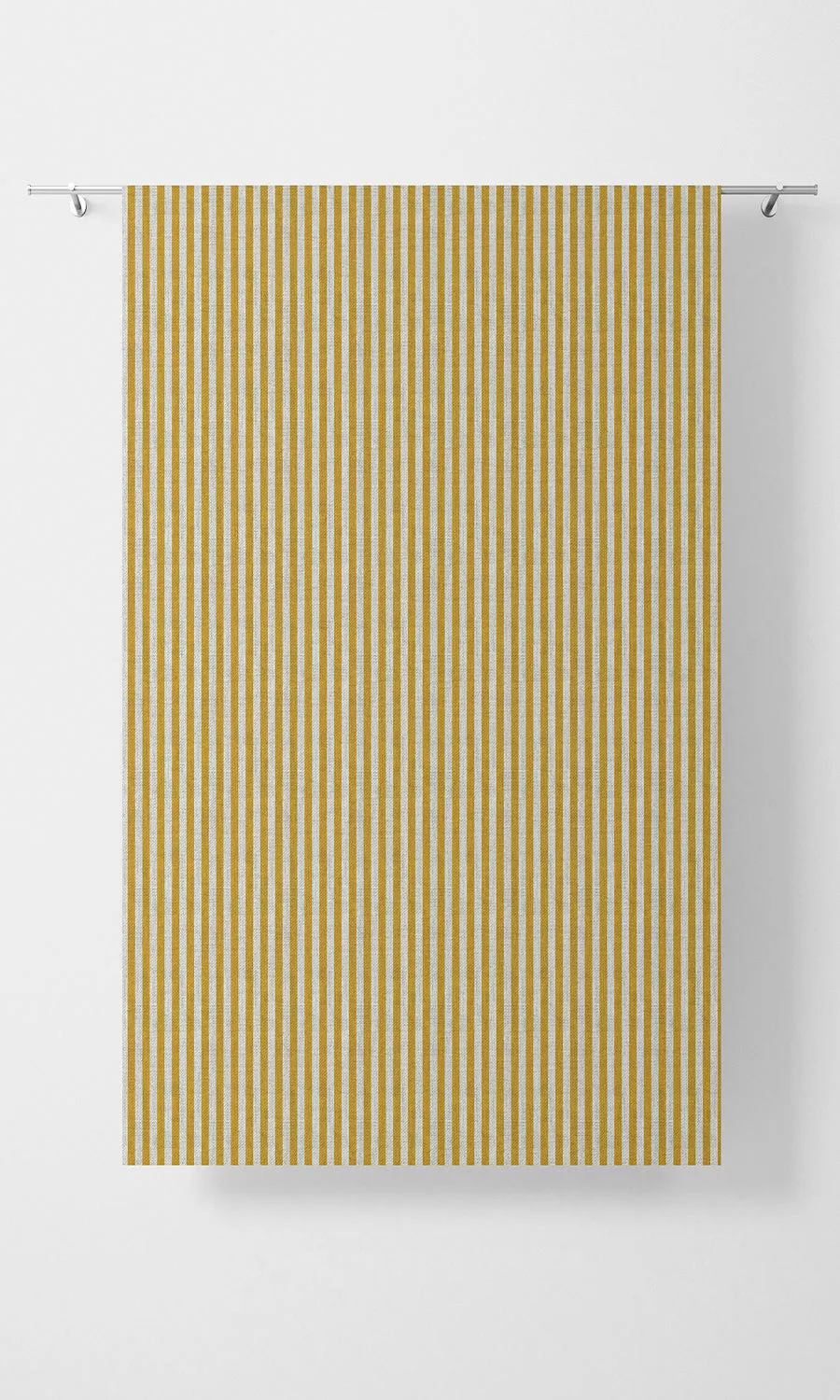 'Berken' Modern Striped Custom Shades (Deep Yellow/ White)