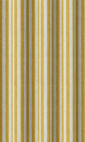 'Berken' Modern Striped Custom Shades (Deep Yellow/ White)