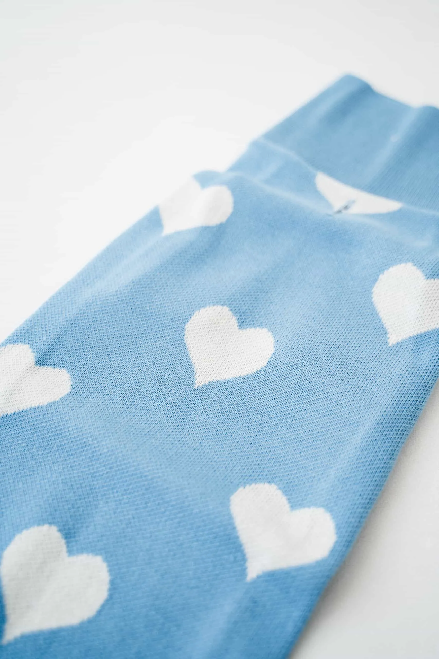 Blue Heart Dog Sweater