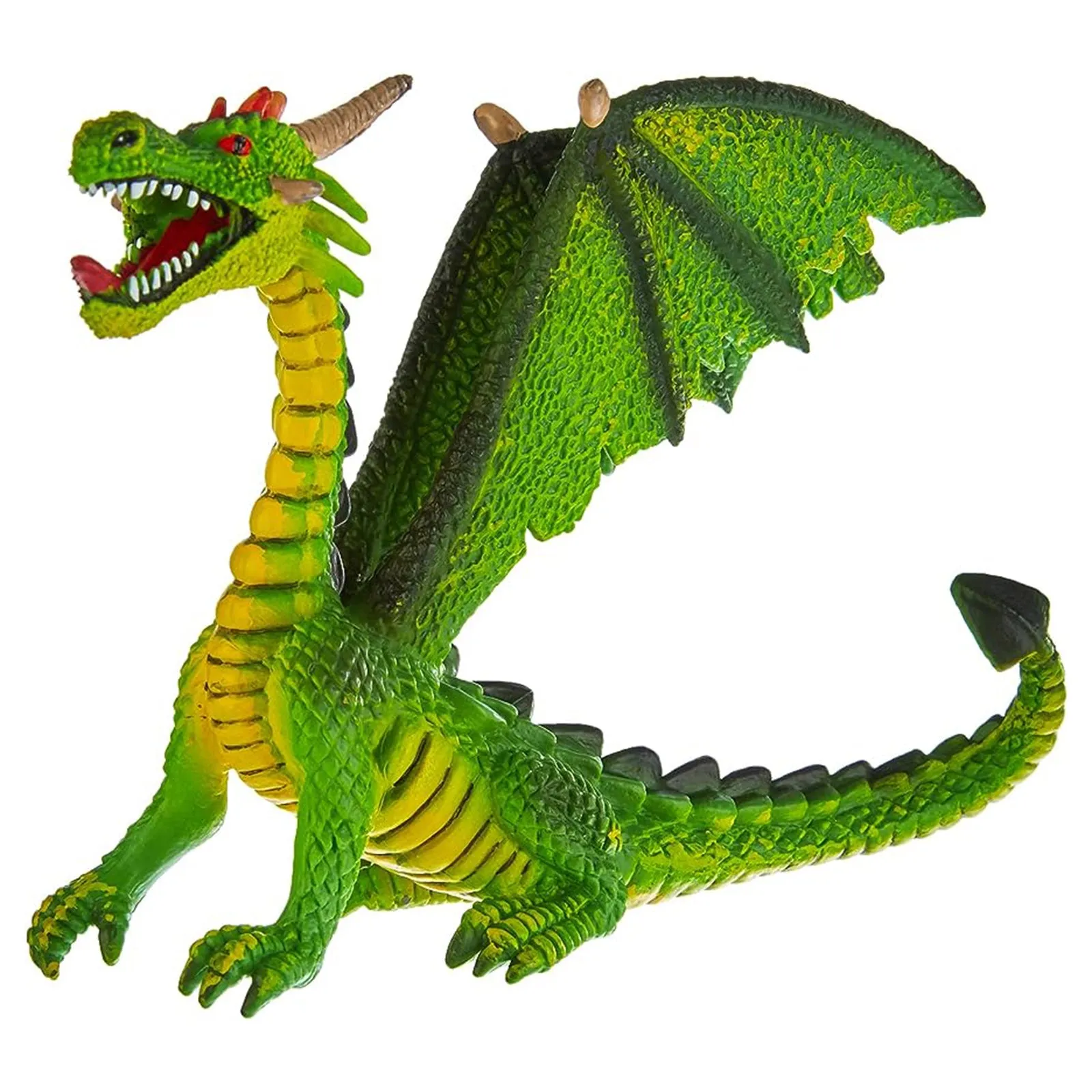 Bullyland Dragon Sitting Green Animal Figure 75593