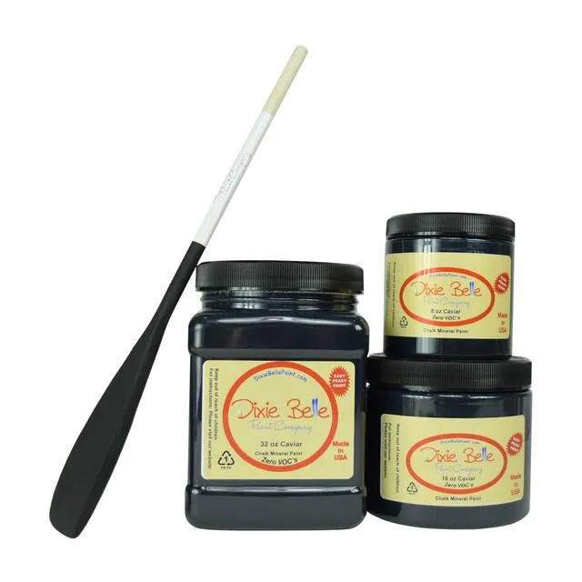 Caviar Chalk Mineral Paint - Dixie Belle Paint Company