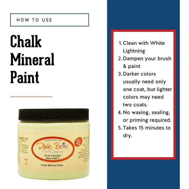 Caviar Chalk Mineral Paint - Dixie Belle Paint Company