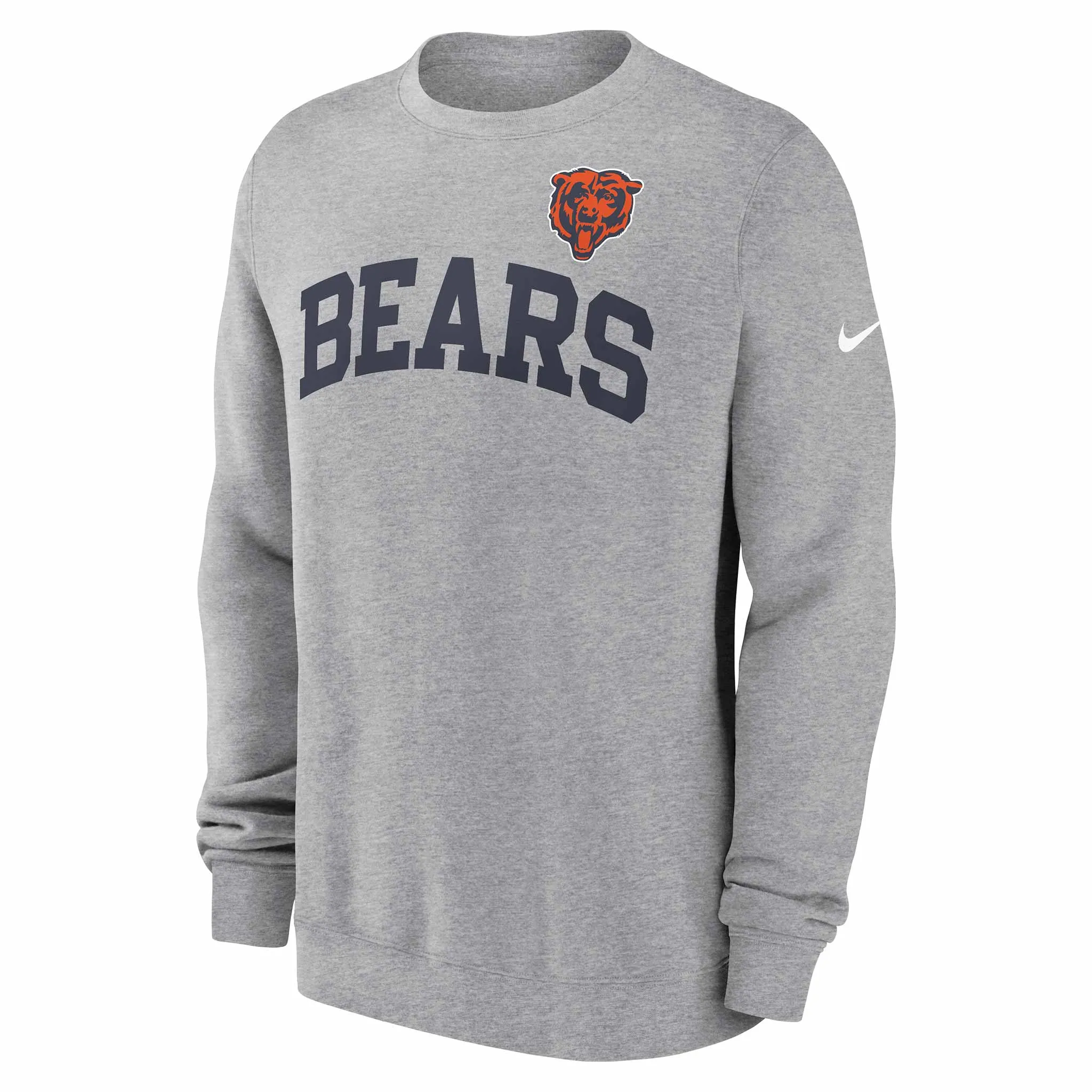 Chicago Bears Nike Grey Club Crewneck Sweatshirt
