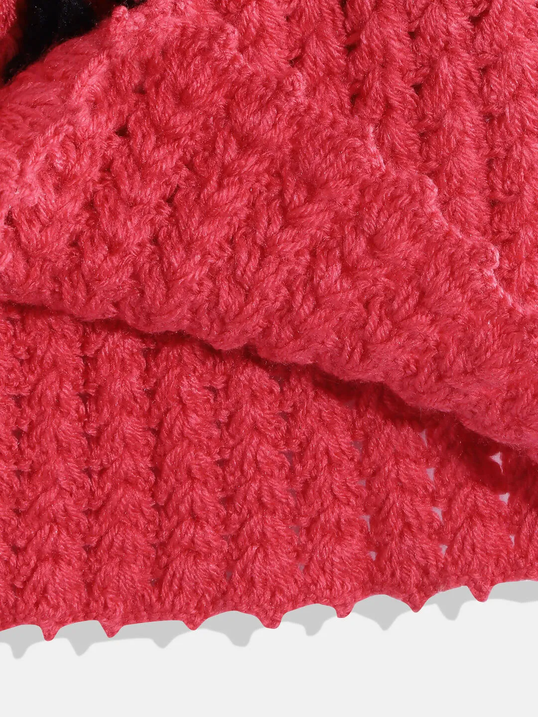 ChutPut Hand knitted Crochet Wool Queen Dress - Pink