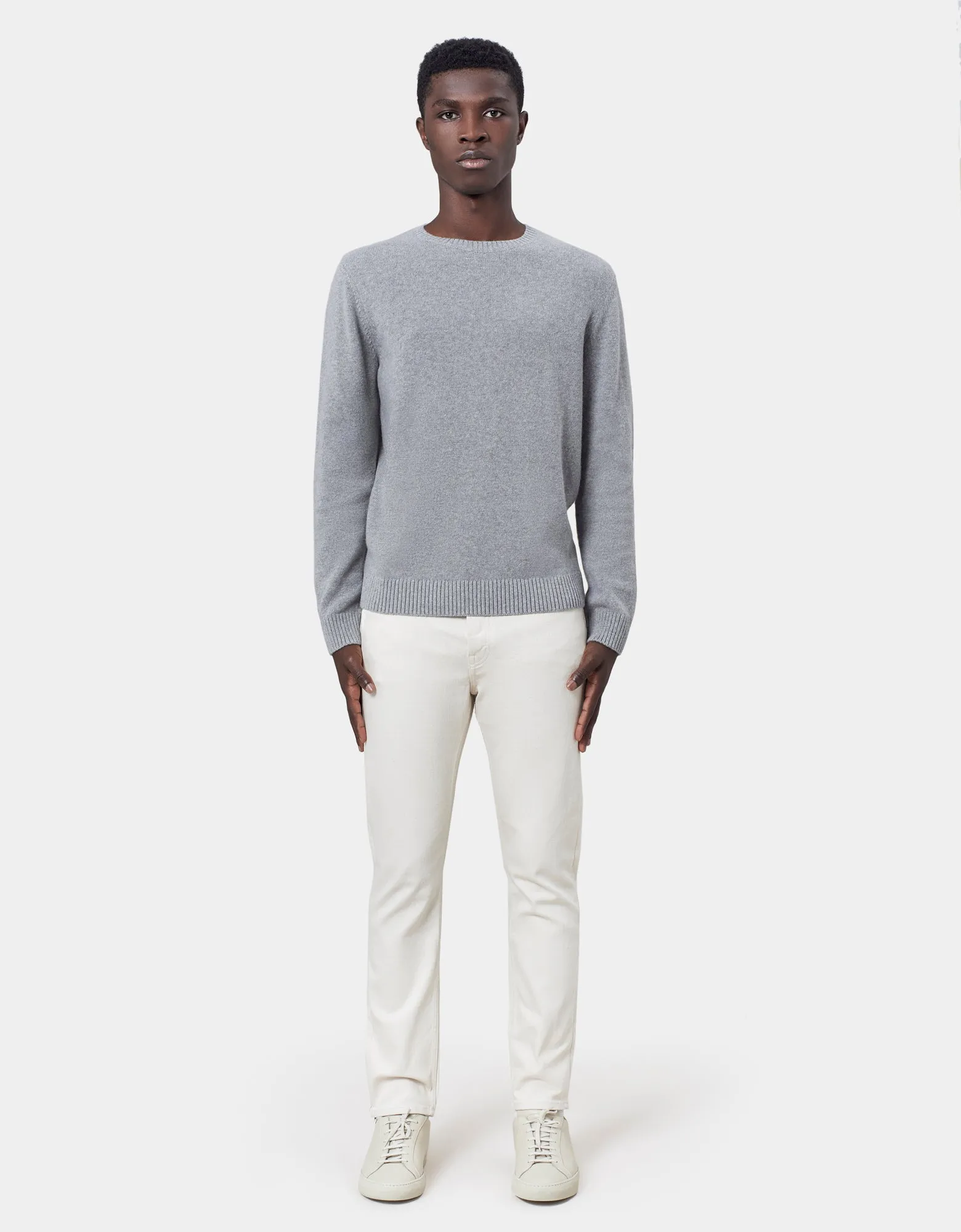 Classic Merino Wool Crew - Soft Lavender