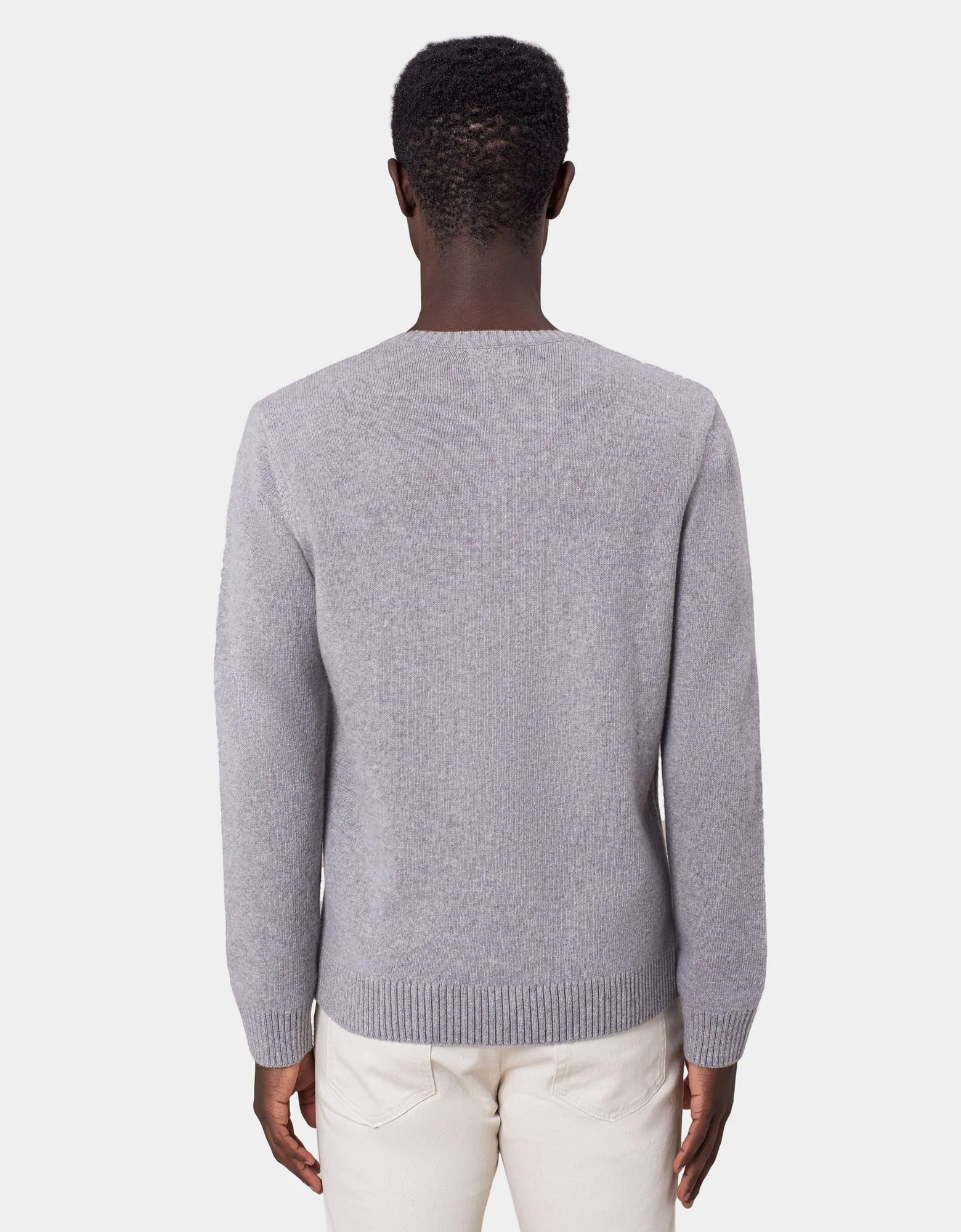 Classic Merino Wool Crew - Soft Lavender