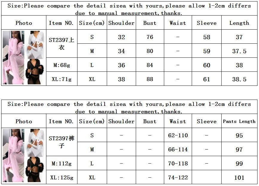 Deep V-neck Crop Top High Waist  Pencil Pants Set