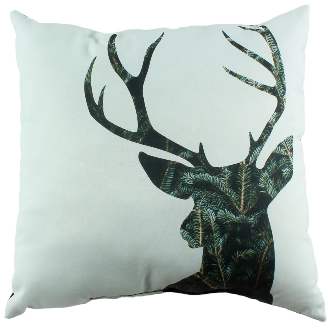 Deer Silhouette Double Sided Pillow - 2 Styles