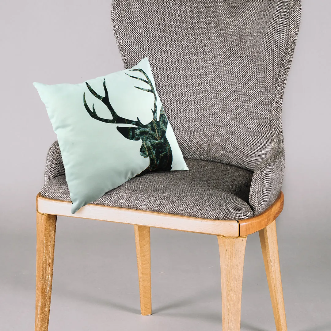 Deer Silhouette Double Sided Pillow - 2 Styles