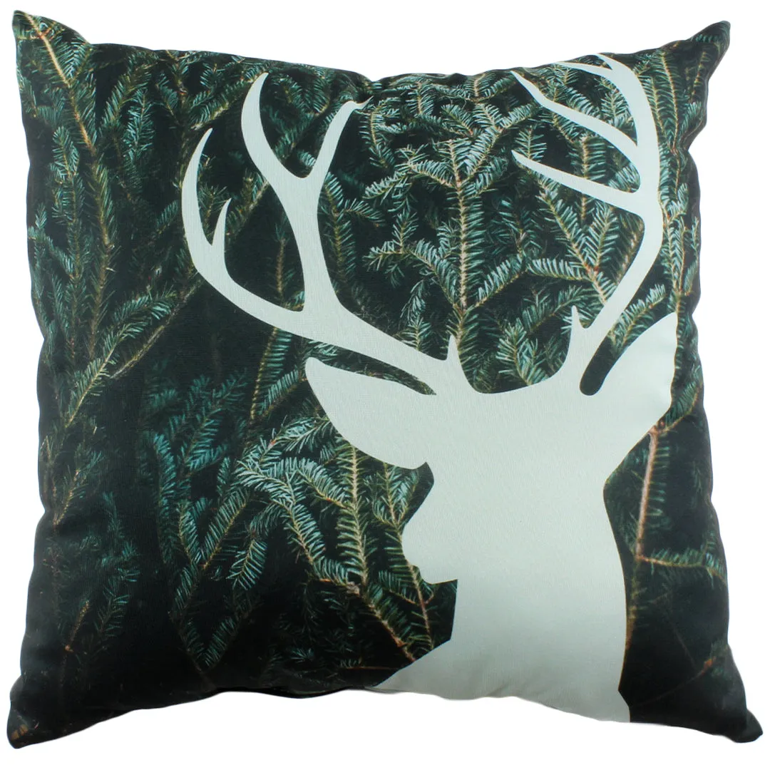 Deer Silhouette Double Sided Pillow - 2 Styles
