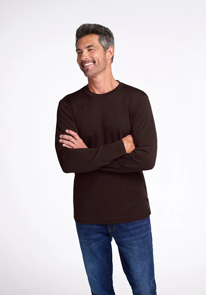 Easton Crew Neck Shirt • Final Sale Deals! - French Roast