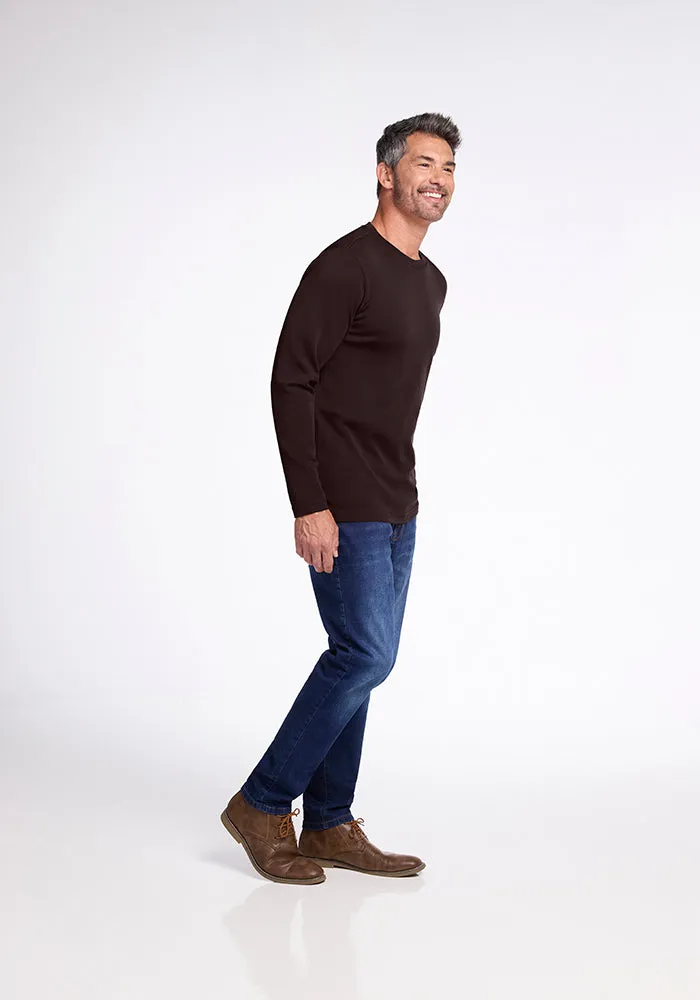 Easton Crew Neck Shirt • Final Sale Deals! - French Roast