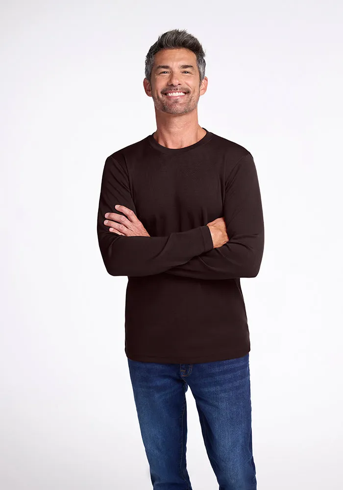 Easton Crew Neck Shirt • Final Sale Deals! - French Roast