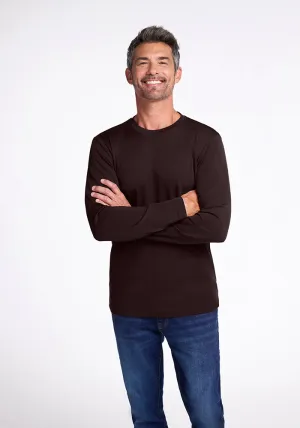 Easton Crew Neck Shirt • Final Sale Deals! - French Roast