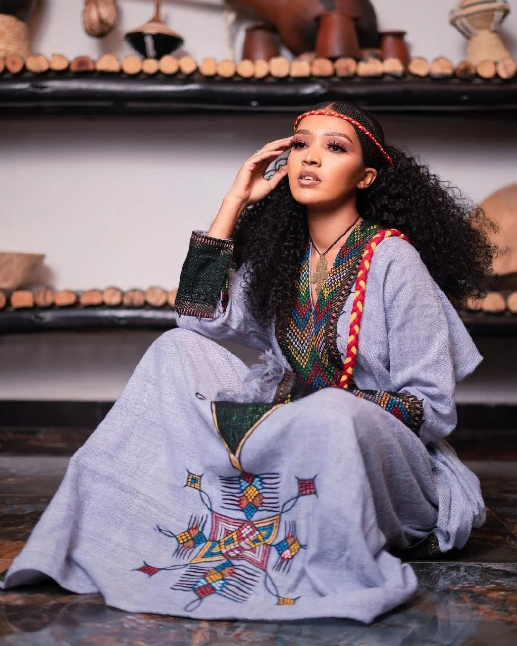 Elegant Handwoven Raya dress, Zuria, Habesha libs, Habesha kemis
