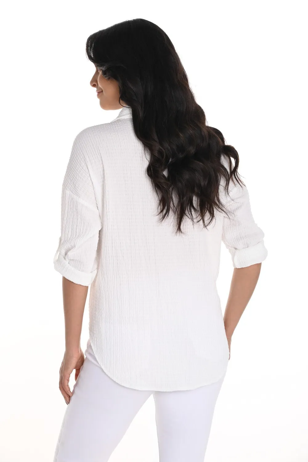 Frank Lyman Blouse 256787U Off-White/Pink