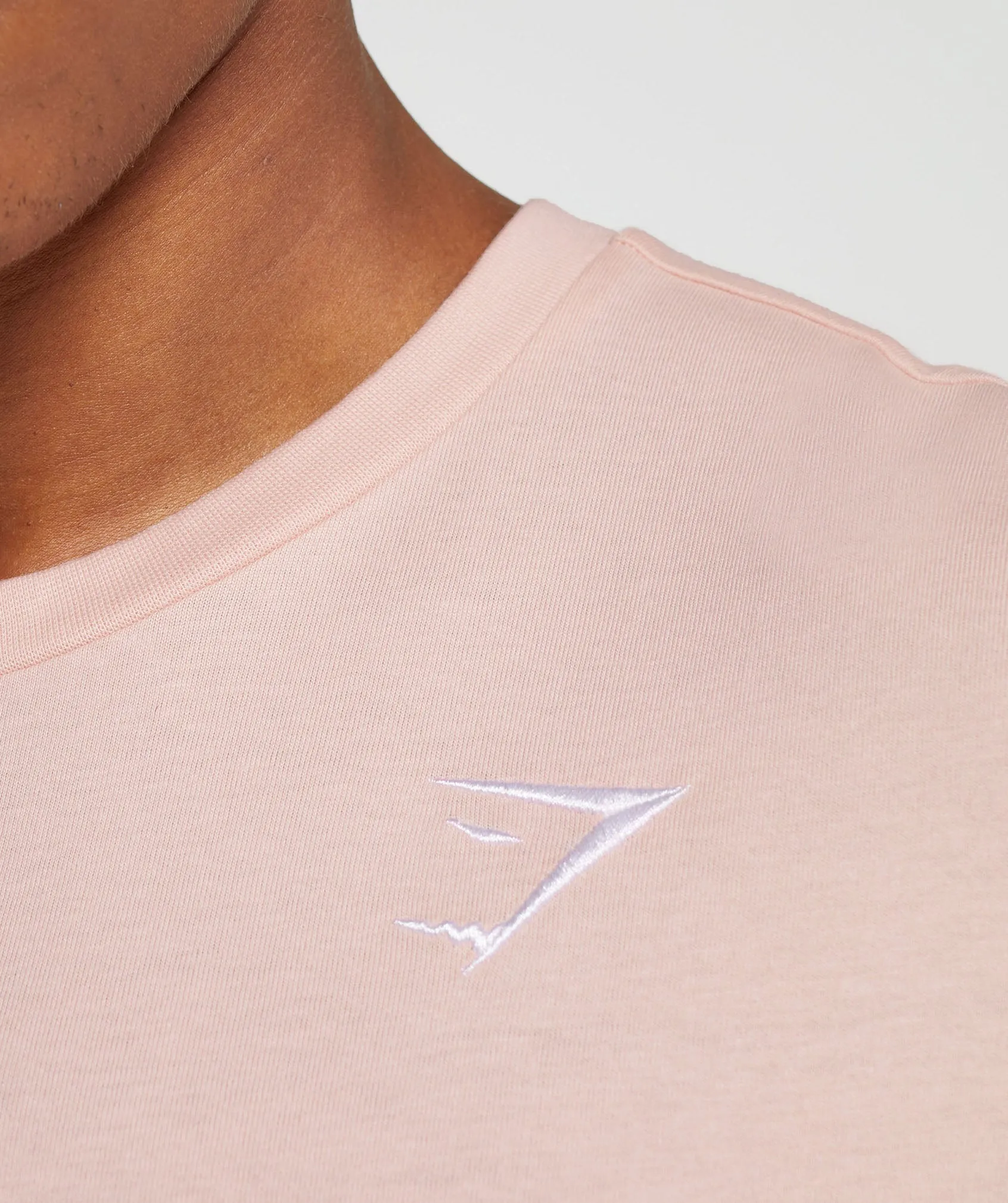 Gymshark Crest T-Shirt - Misty Pink