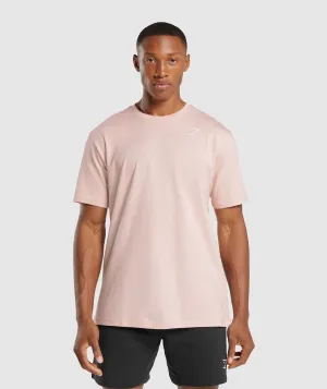 Gymshark Crest T-Shirt - Misty Pink