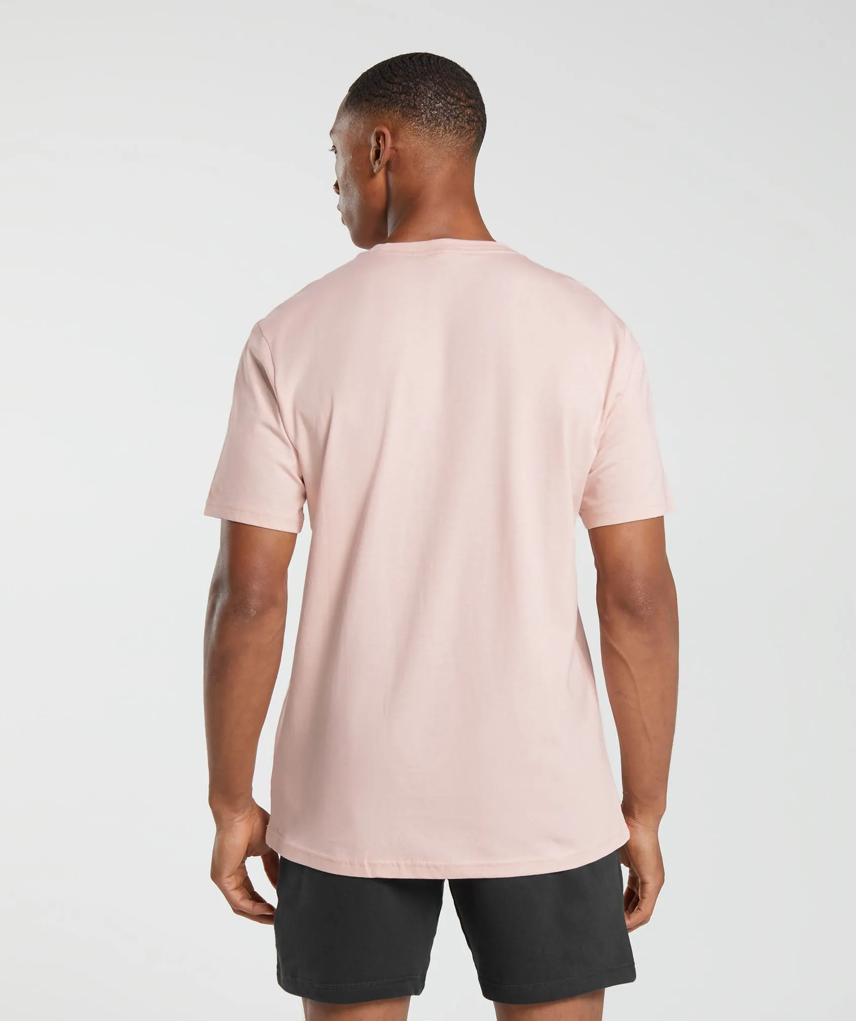 Gymshark Crest T-Shirt - Misty Pink
