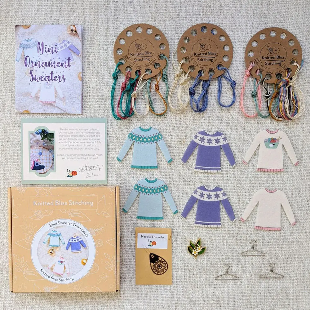Knitted Bliss Stitching - Embroidery Kits