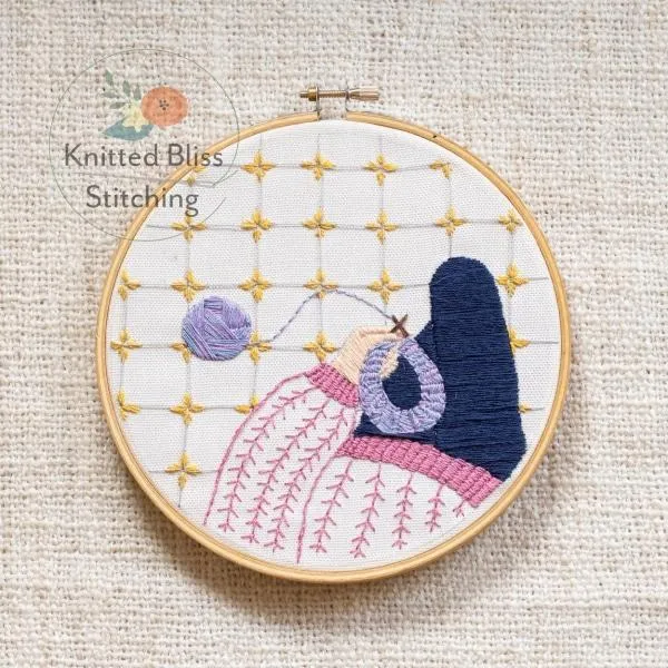Knitted Bliss Stitching - Embroidery Kits