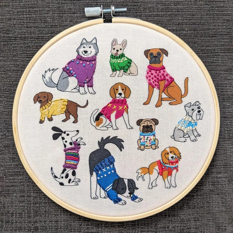 Knitted Bliss Stitching - Embroidery Kits