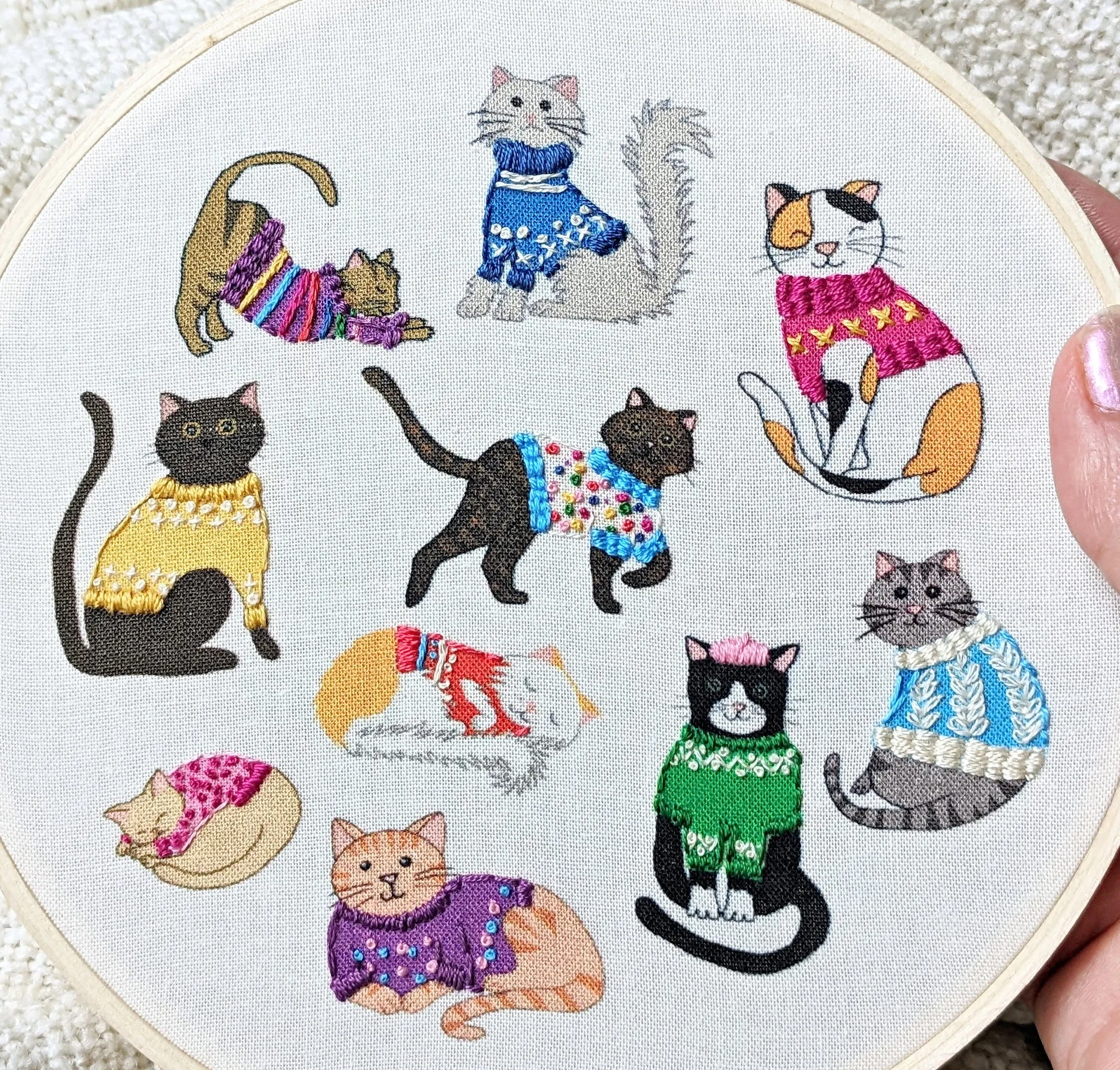 Knitted Bliss Stitching - Embroidery Kits
