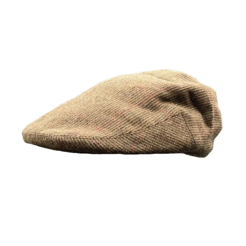Laksen Bannock Mens Tweed Flat Cap - Woolard