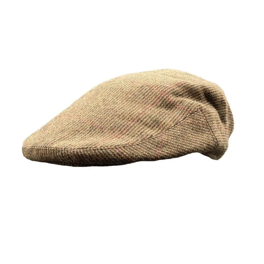 Laksen Bannock Mens Tweed Flat Cap - Woolard