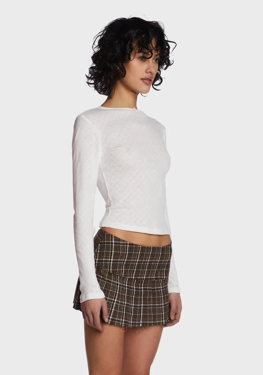 Look Closer Long Sleeve Top