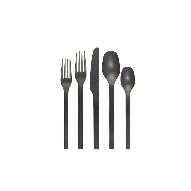 Manufacture Rock Cutlery Five-Piece Place Setting Flatware