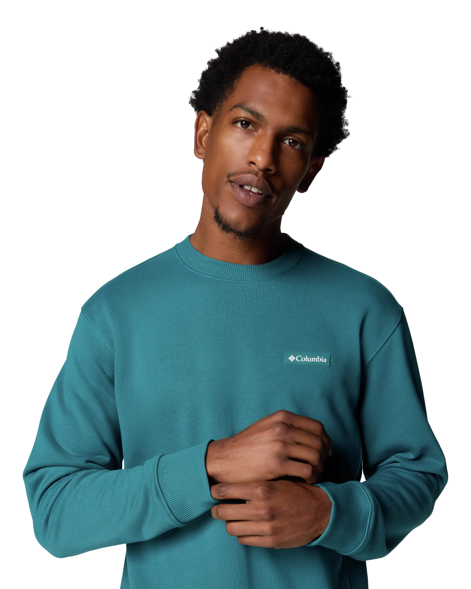 Marble Canyon Frency Terry Crew Sweatshirt in River Blue