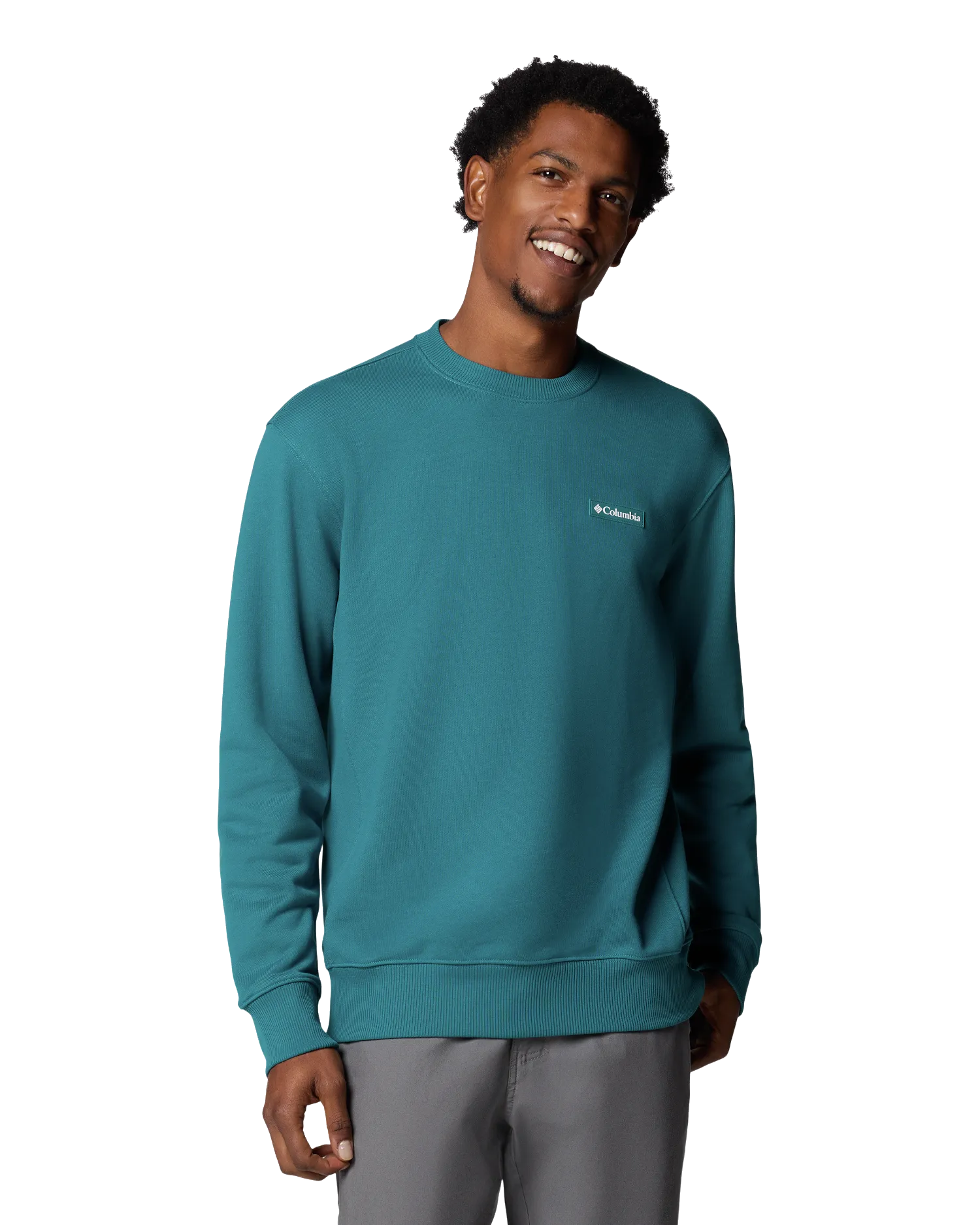 Marble Canyon Frency Terry Crew Sweatshirt in River Blue