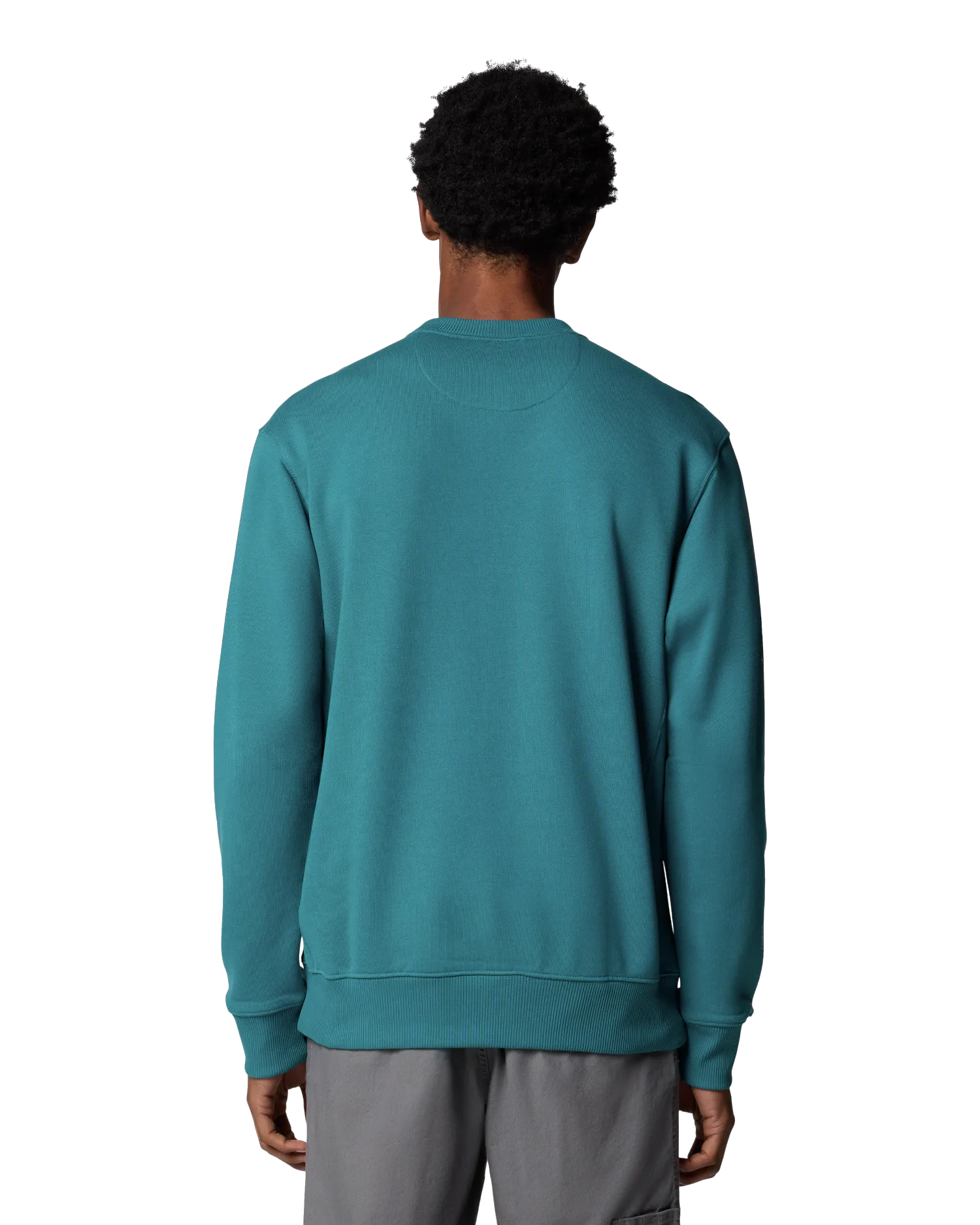 Marble Canyon Frency Terry Crew Sweatshirt in River Blue