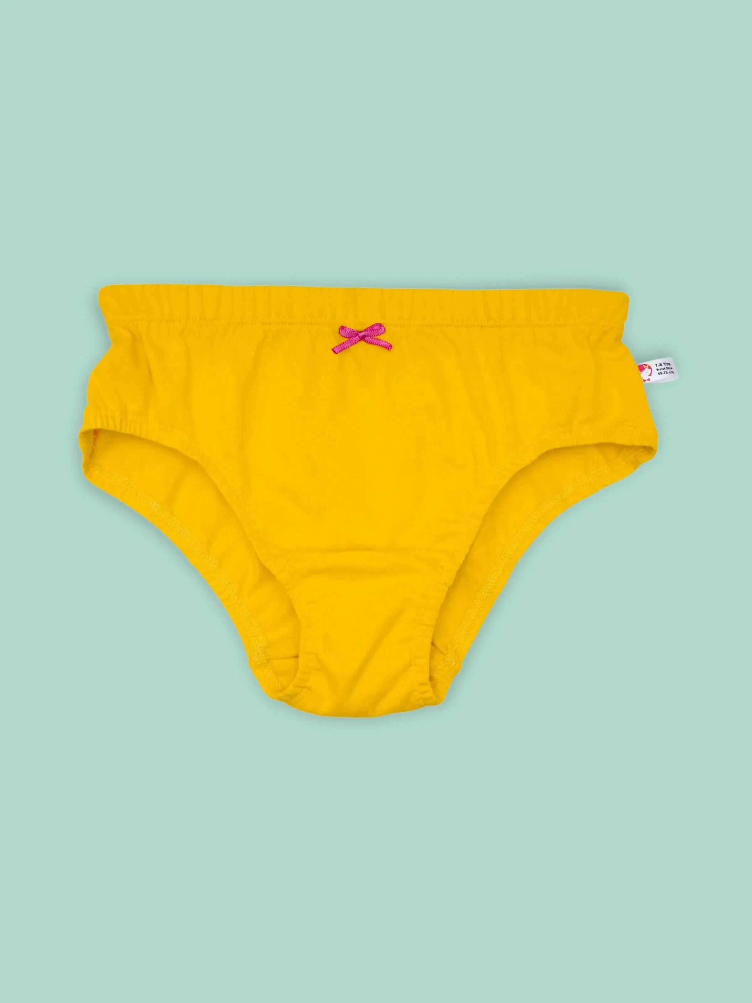 Mid Waist Cotton Hipster Panties | Rainbow Print & Solid Briefs
