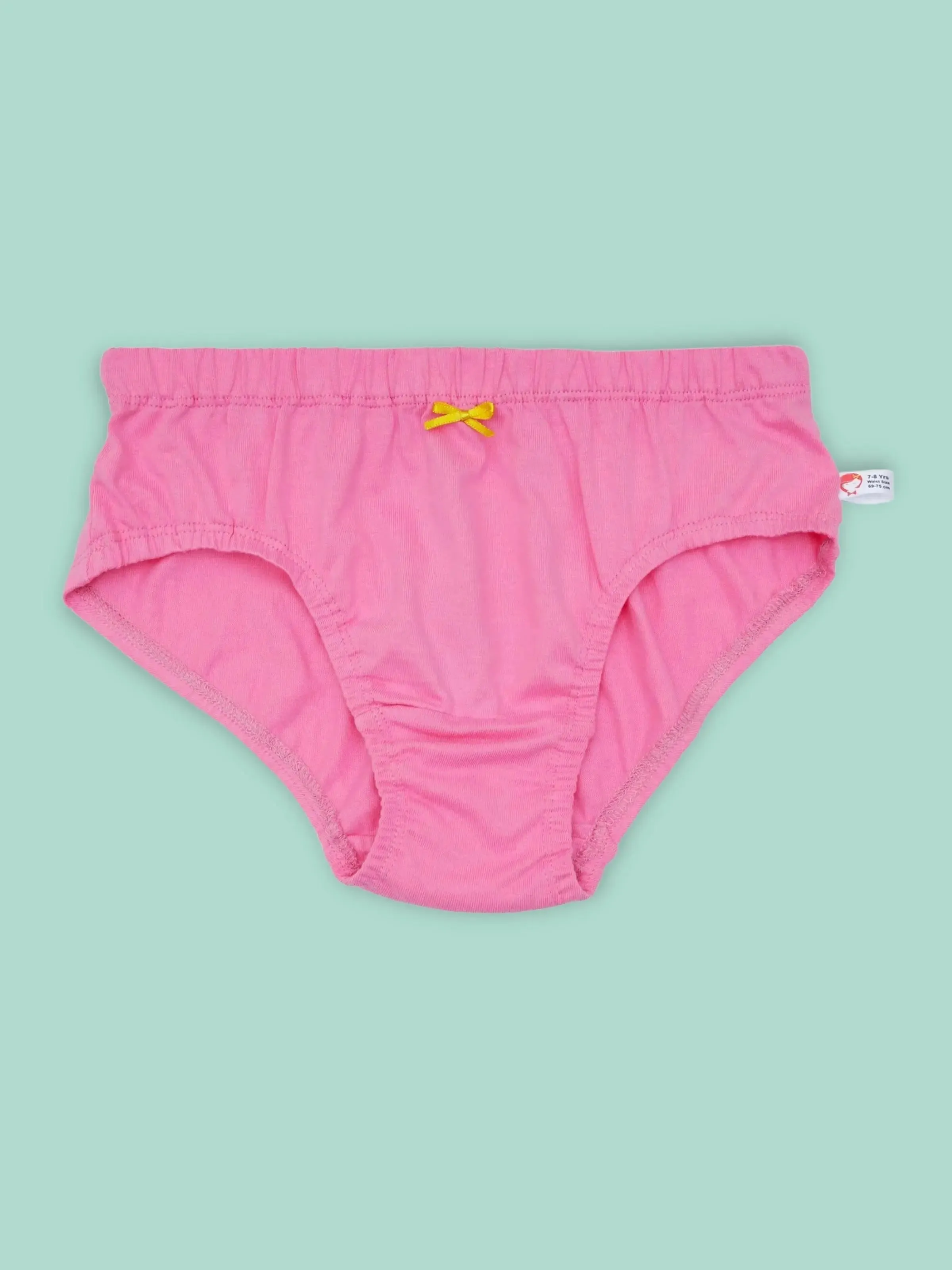Mid Waist Cotton Hipster Panties | Rainbow Print & Solid Briefs