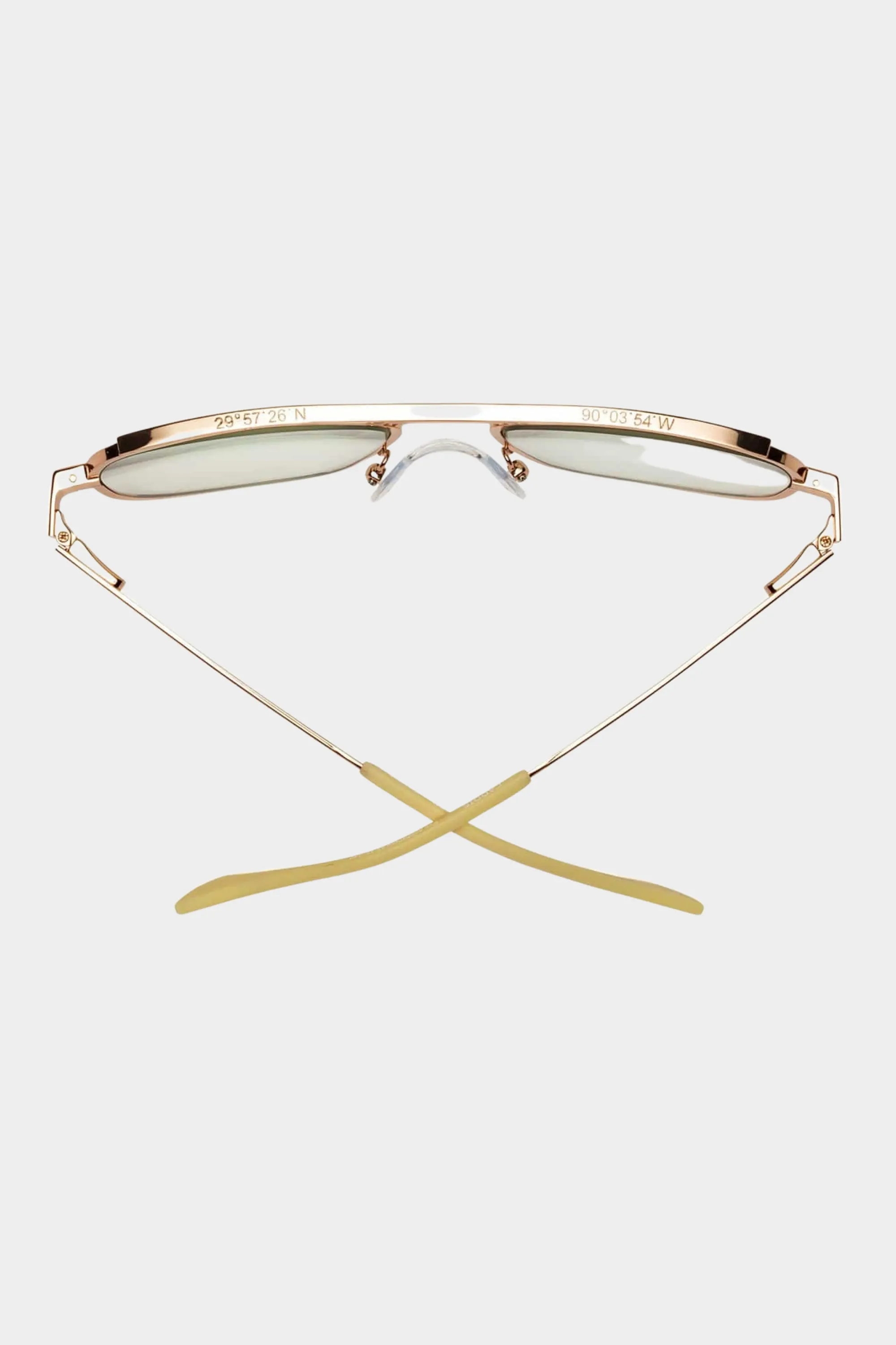 Nola Reader Glasses, Polished Rose Gold