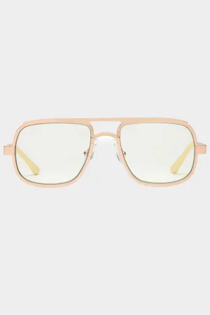 Nola Reader Glasses, Polished Rose Gold