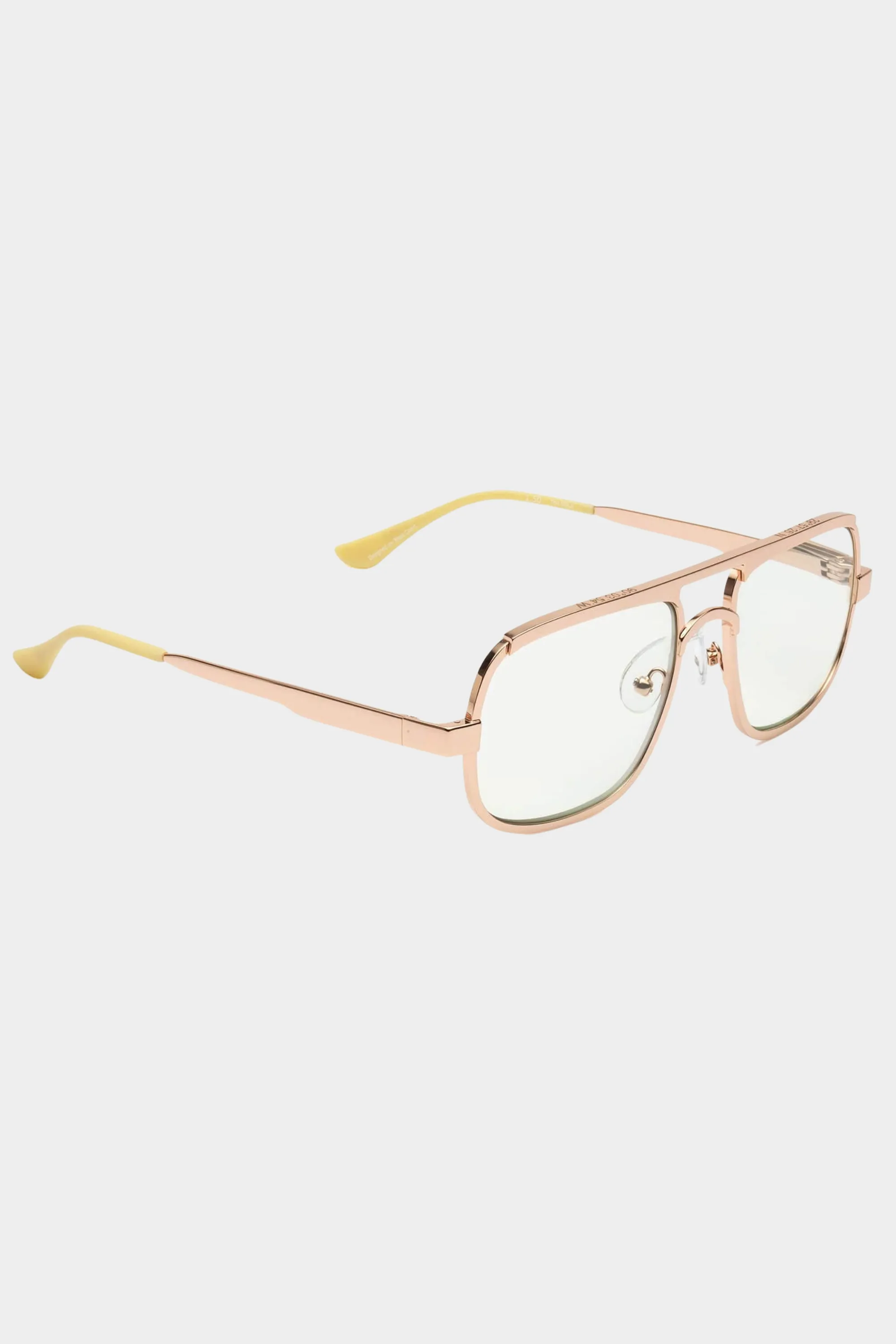 Nola Reader Glasses, Polished Rose Gold