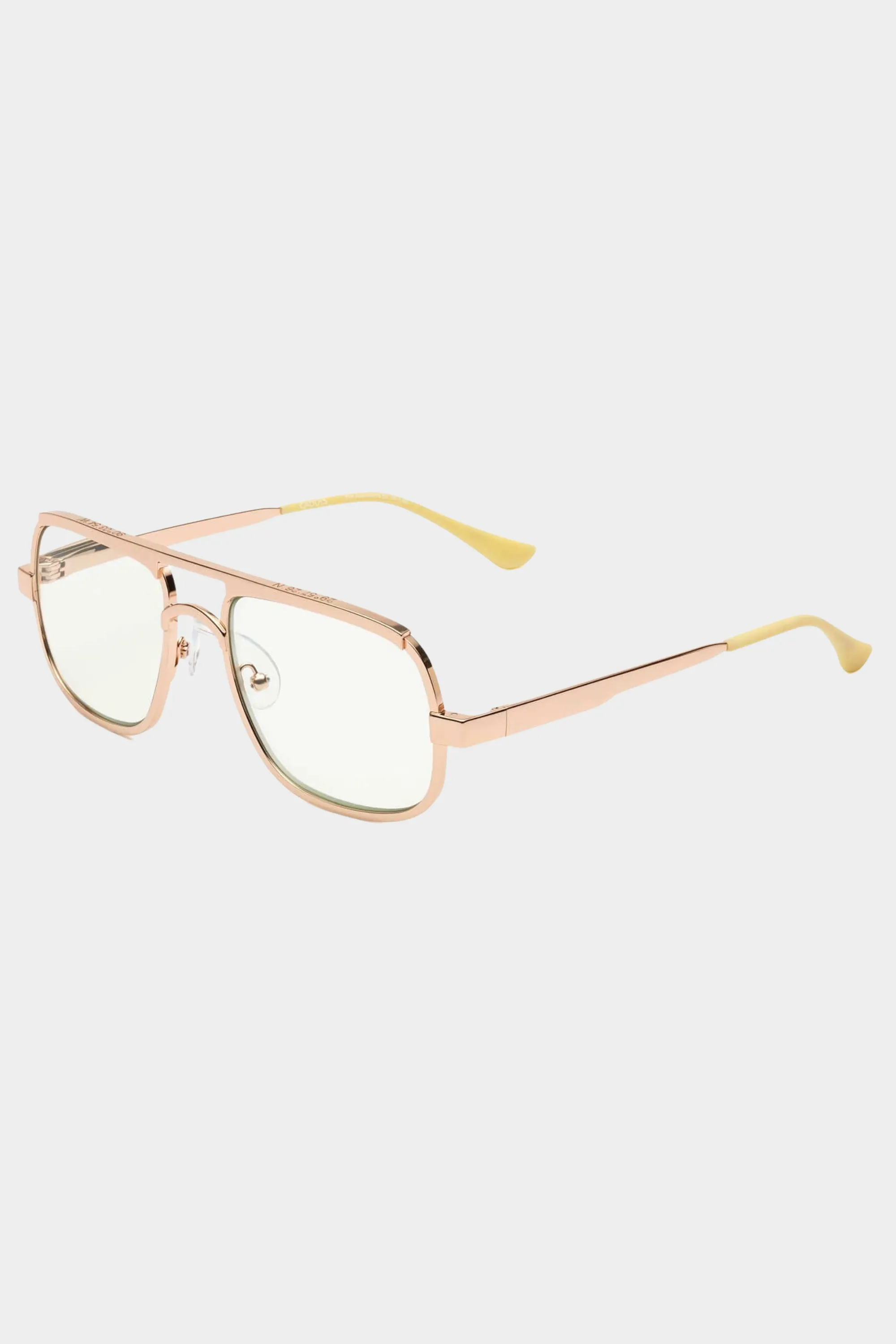 Nola Reader Glasses, Polished Rose Gold