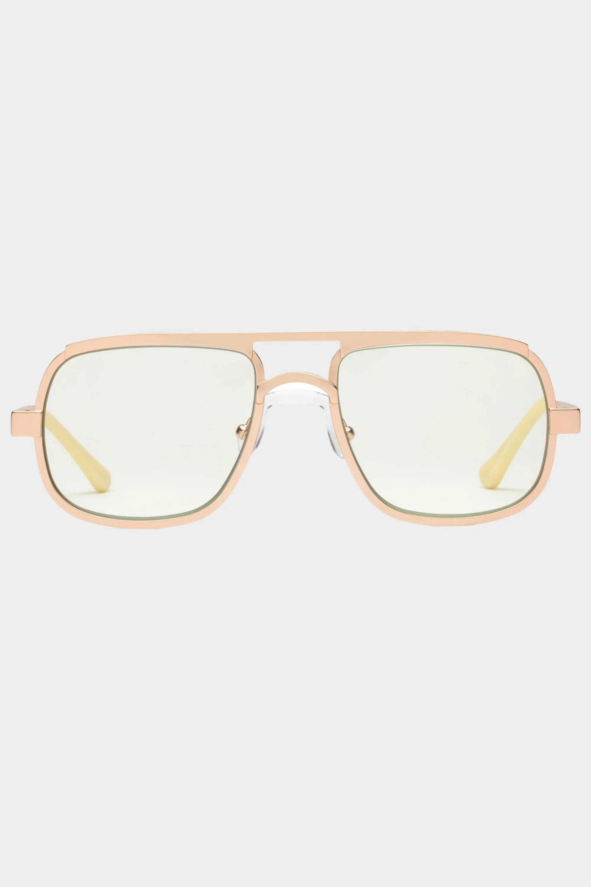 Nola Reader Glasses, Polished Rose Gold