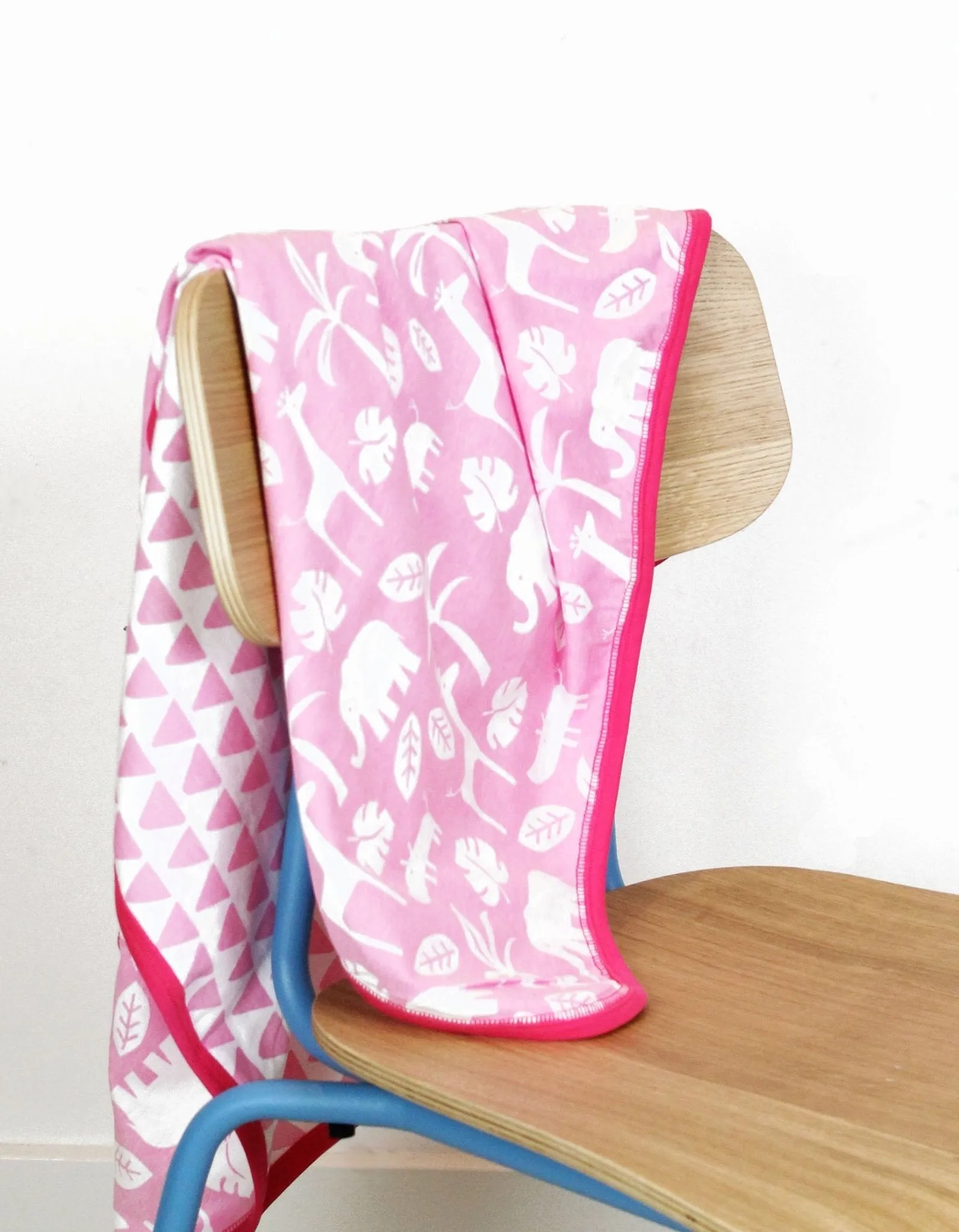 Organic Pink Jungle Blanket