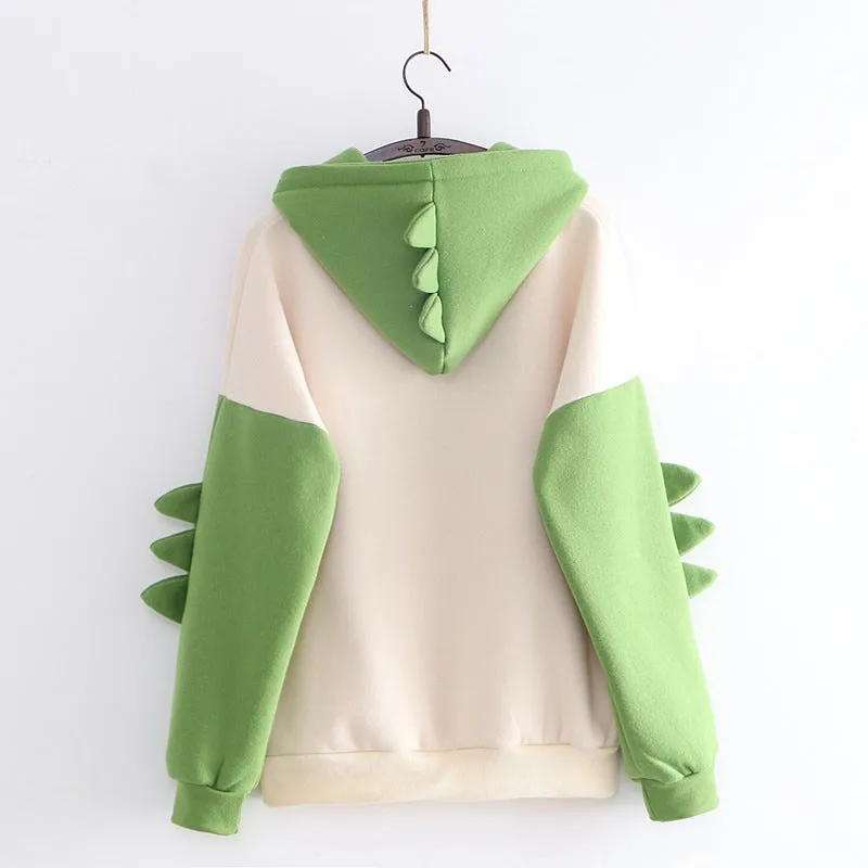 Printing Printed Dinosaur Color Women's Winter Sweater