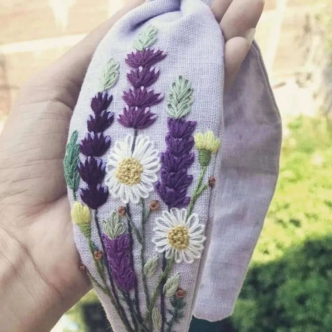 QECF Embroidered Headband