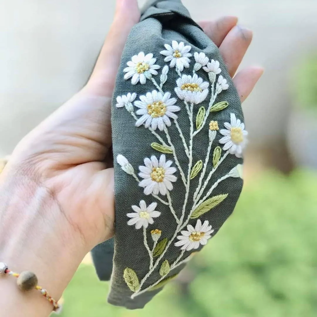 QECF Embroidered Headband