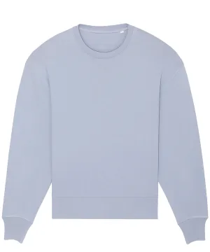 Radder oversized brushed crewneck (STSU857) | Serene Blue